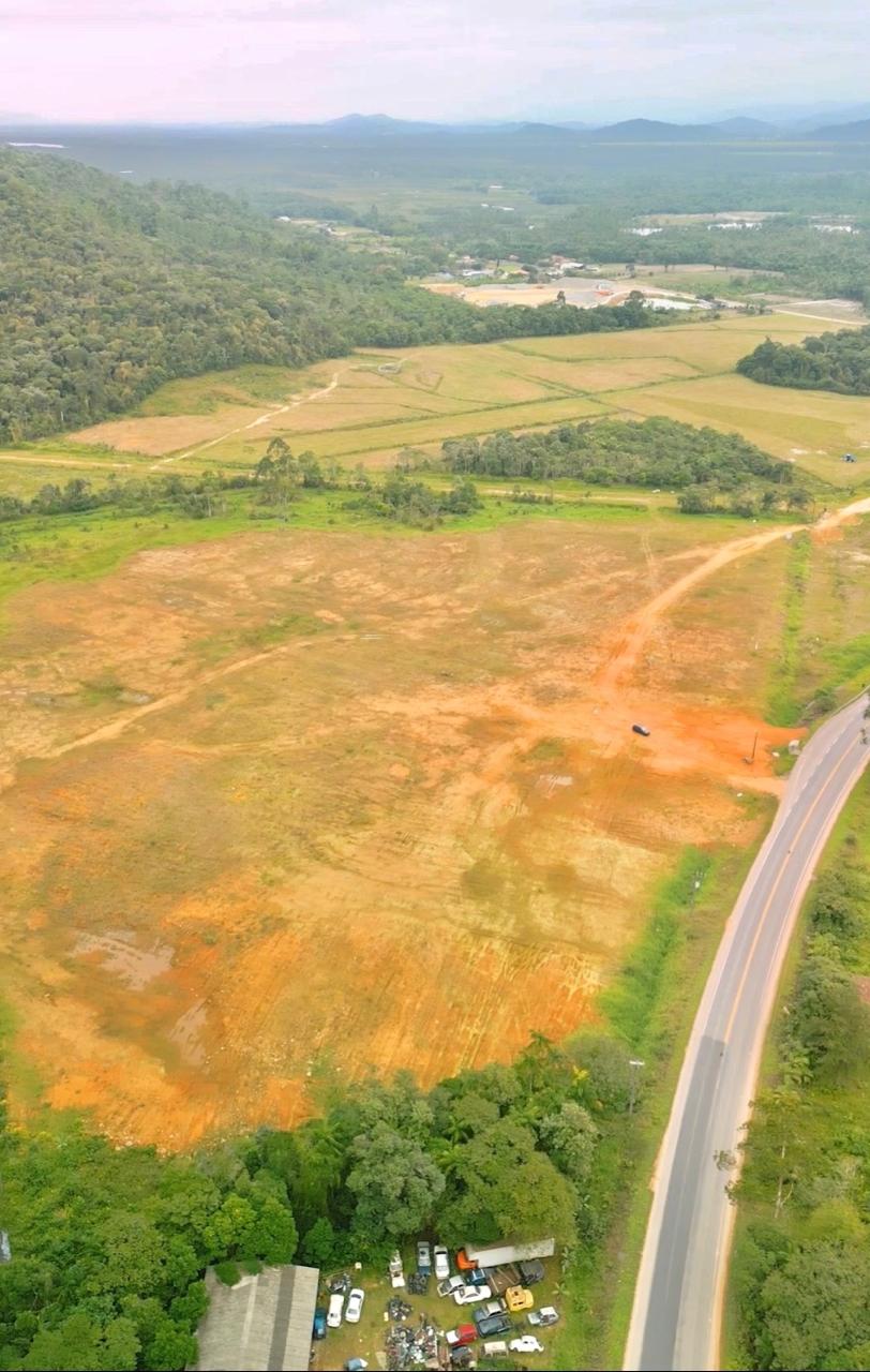 TERRENO INDUSTRIAL FRENTE RODOVIA CONTORNO SUL EM GARUVA/SC